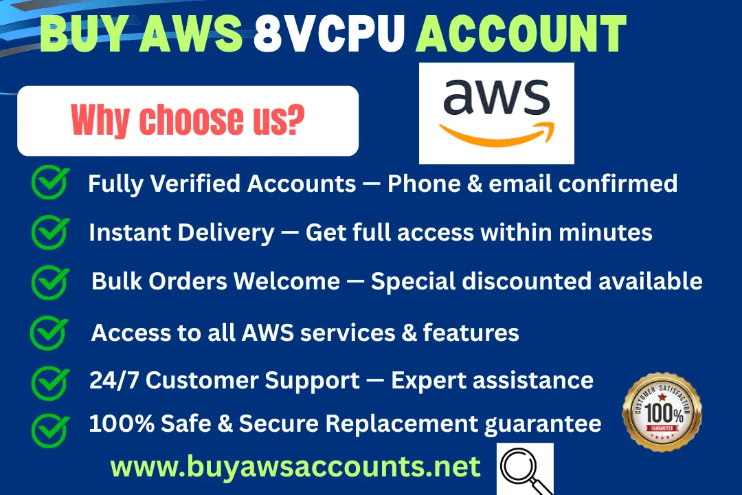 AWS 8 vCPU Account for Sale