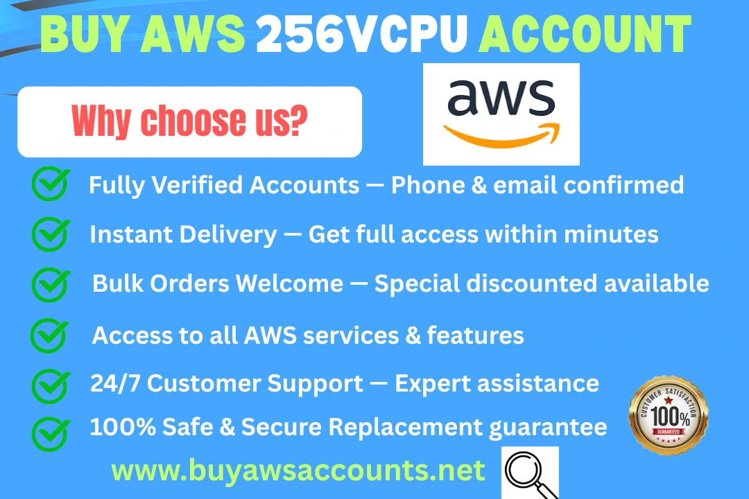 Buy AWS 256vCPU Account