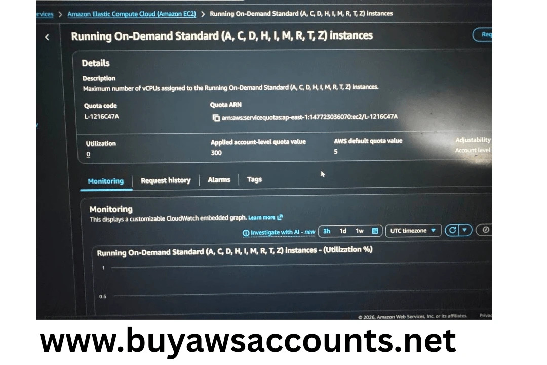 Buy AWS 512vCPU Account 