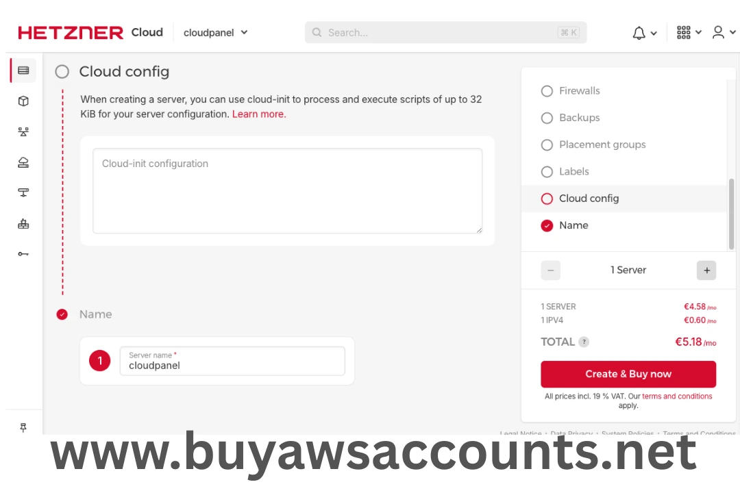 Buy Hetzner Accounts