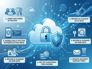 How to secure an AWS account after ownership transfer